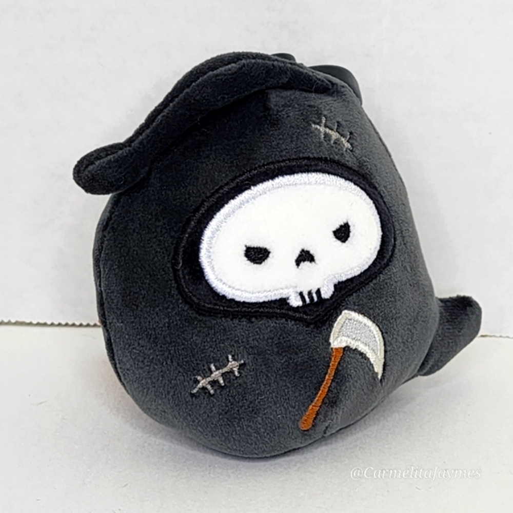 🎃 OTTO 💀 Grim Reaper w Stitches Clip Halloween 2024 Original Squishmallow NWT - Picture 6 of 8